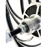 Rear Wheel OPC 20 inch Hurricane black silver with Disk mount free wheel