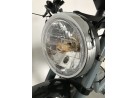 e-Bikes用フロントLEDヘッドライト_ブラック / クローム
