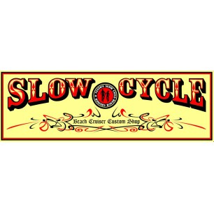SLOW CYCLE フラッグステッカー